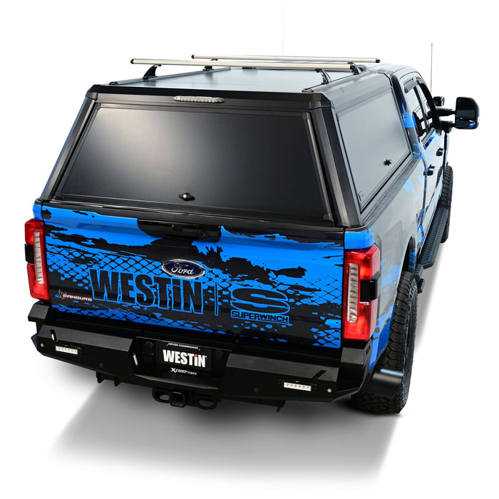 Westin EXP Truck Cap with Sliding Front Glass Matte Black | Ford F-250 Super Duty (2023-2026)/F-350 Super Duty (2023-2026) | P/N 16-14685S, view 15