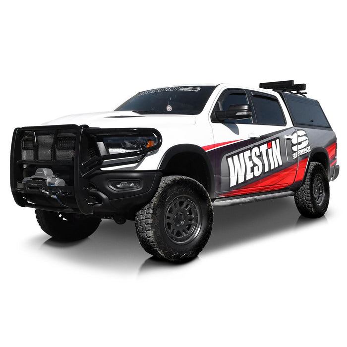 Westin EXP Truck Cap with Solid Front Glass Matte Black | Ram 1500 (2019-2026) | P/N 16-14705, view 14