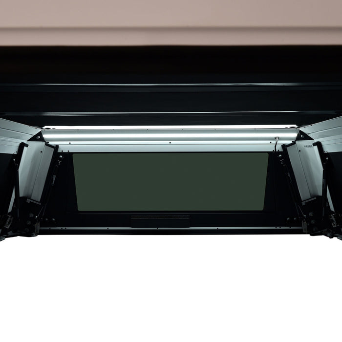 Westin EXP Truck Cap with Sliding Front Glass Gloss White | OE Equivalent Tempered Glass | Ford F-150 (2015-2026) | P/N 16-15060S, view 10