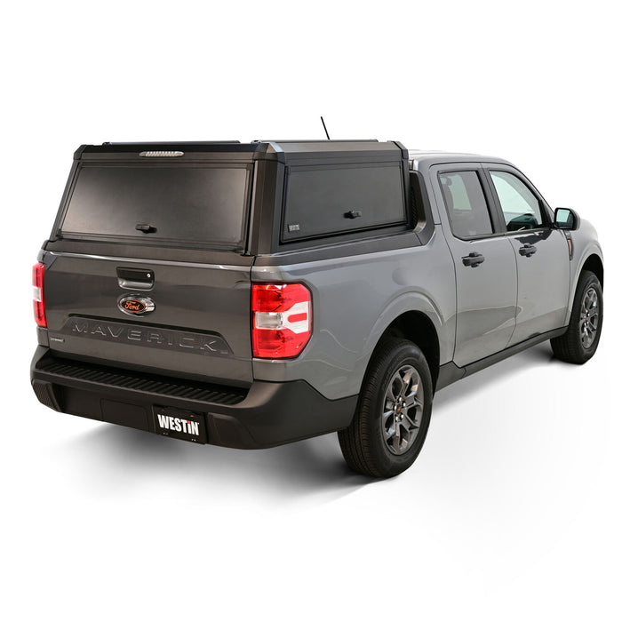 Westin EXP Truck Cap Hi-Top with Solid Front Glass Matte Black | Ford Maverick (2022-2026) | P/N 16-15795, view 12