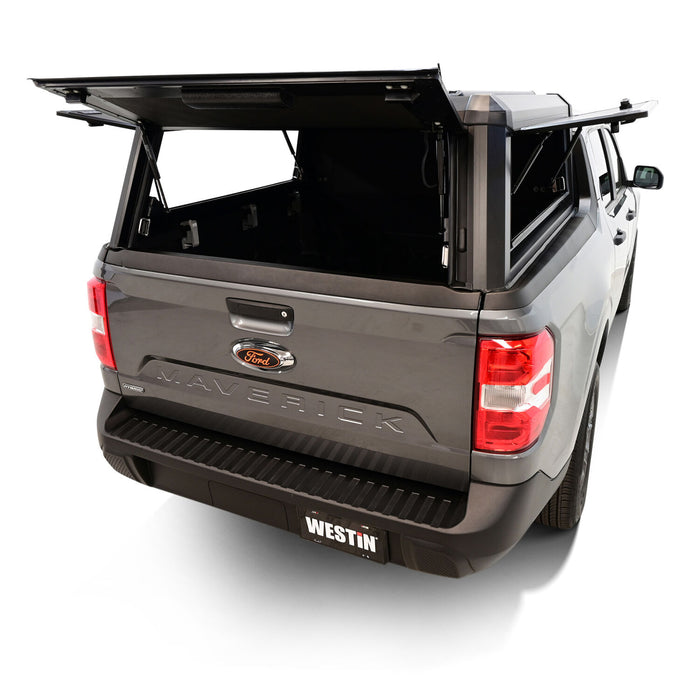 Westin EXP Truck Cap Hi-Top with Solid Front Glass Matte Black | Ford Maverick (2022-2026) | P/N 16-15795, view 16