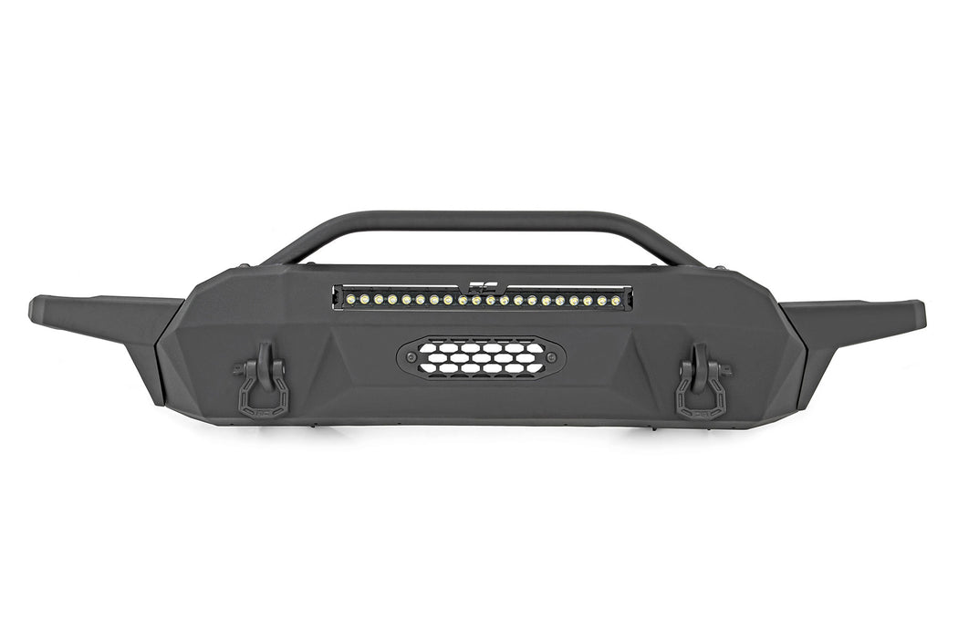 Rough Country Front Bumper - High Clearance - Hybrid - 20" Blk DRL LED | Toyota Tacoma (16-23)
