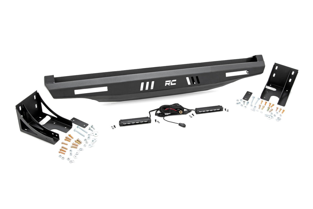 Rough Country Bumper - Rear - 6" Black Slimline LED Pair | Multiple Makes &amp; Models (Can-Am/Polaris)