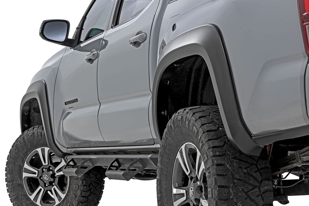 Rough Country Fender Flares - Sport - 1J9 Celestial Silver Metallic | Toyota Tacoma (16-23)