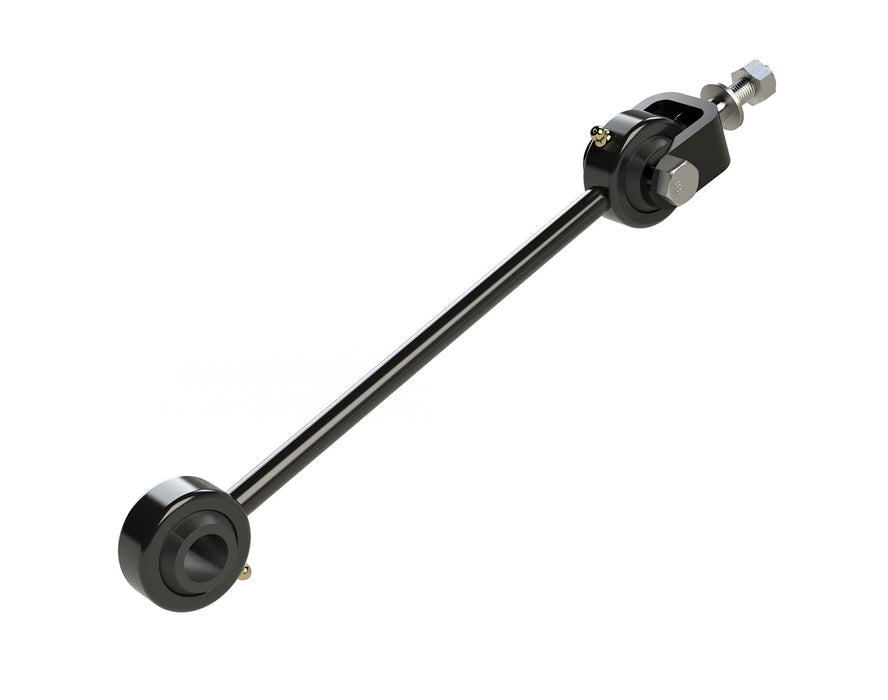 TeraFlex Sway Bar Link Front Left w/ U-Bracket Stud & Grease Zerk 3-6 Inch Lift, Jeep Wrangler TJ (1997-2006)