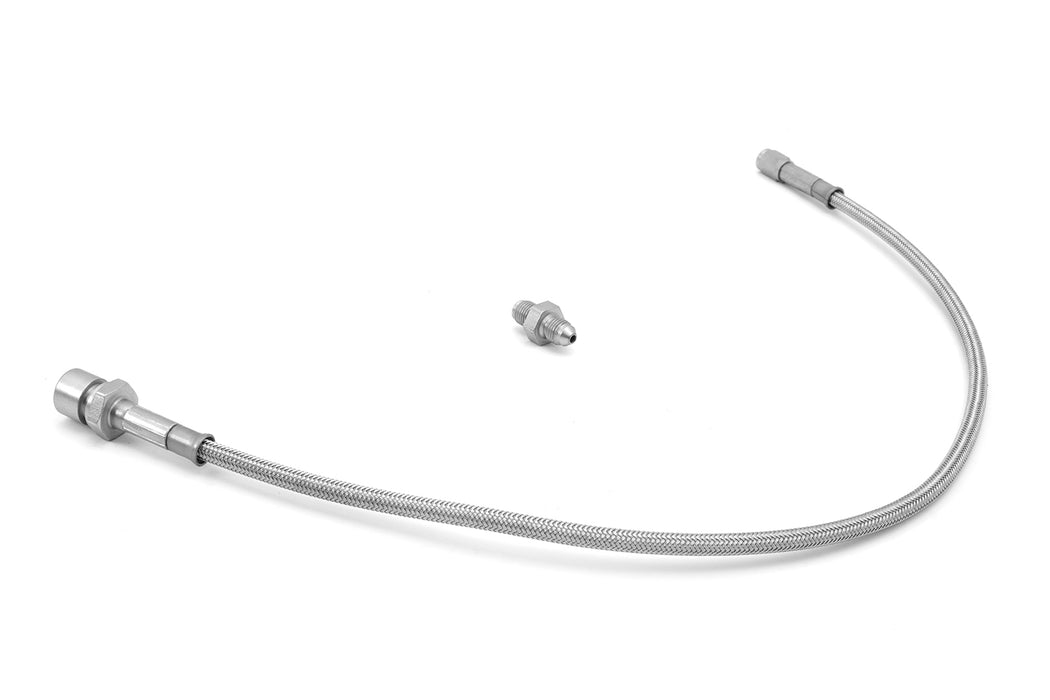 Rugged Ridge Brake Hose Kit | Front, Stainless Steel, Drum | Jeep CJ5/CJ6 (1972-1973) | P/N 16734.02