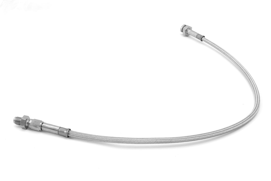 Rugged Ridge Brake Hose Kit | Front, Stainless Steel, Drum | Jeep CJ5/CJ6 (1974-1977) | P/N 16734.03