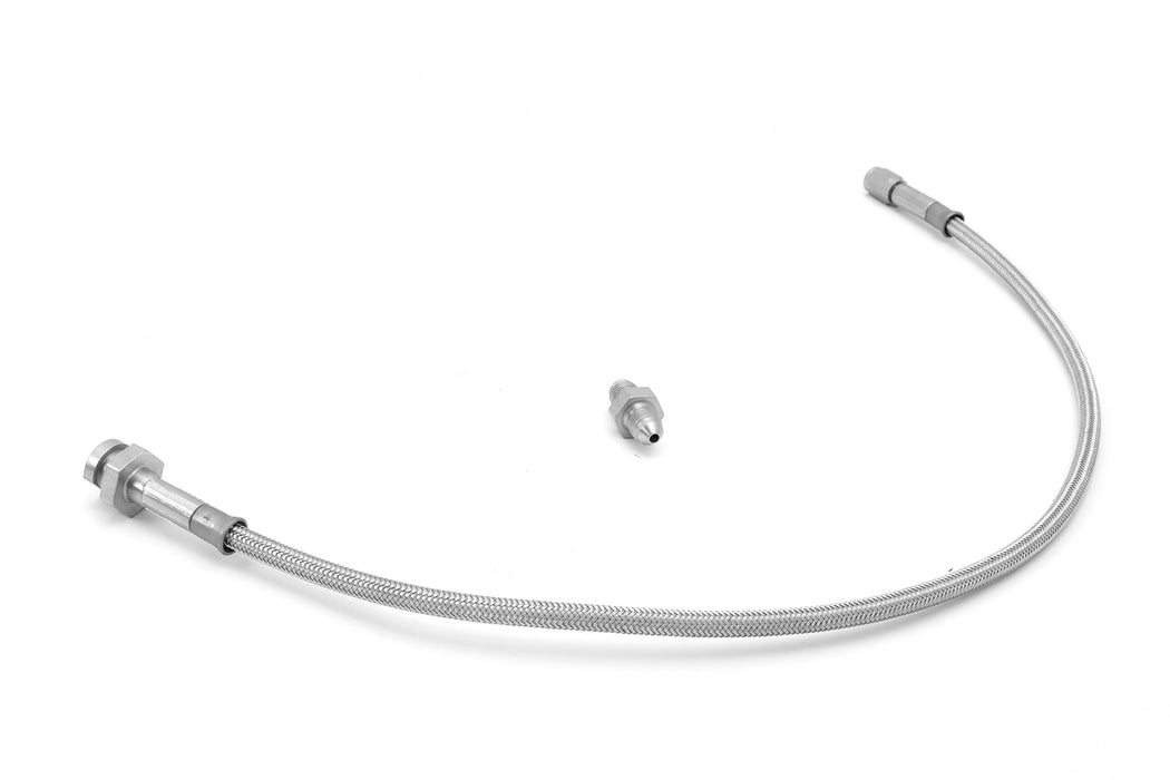Rugged Ridge Brake Hose Kit | Front, Stainless Steel, Drum | Jeep CJ5/CJ7 (1976-1978) | P/N 16734.04