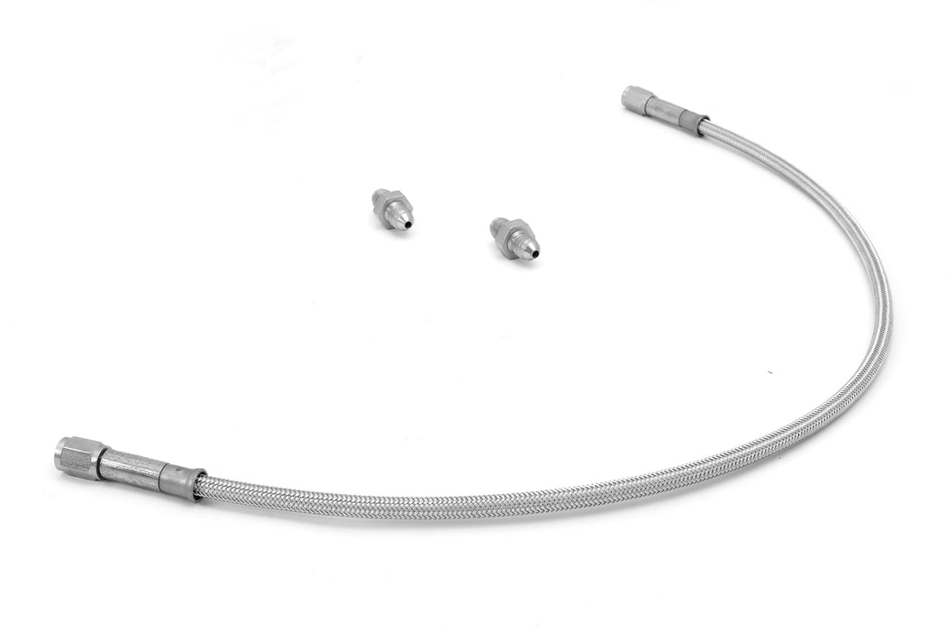 Rugged Ridge Brake Hose Kit | Rear, Braided Stainless Steel | Jeep CJ (1967-1973) | P/N 16735.02