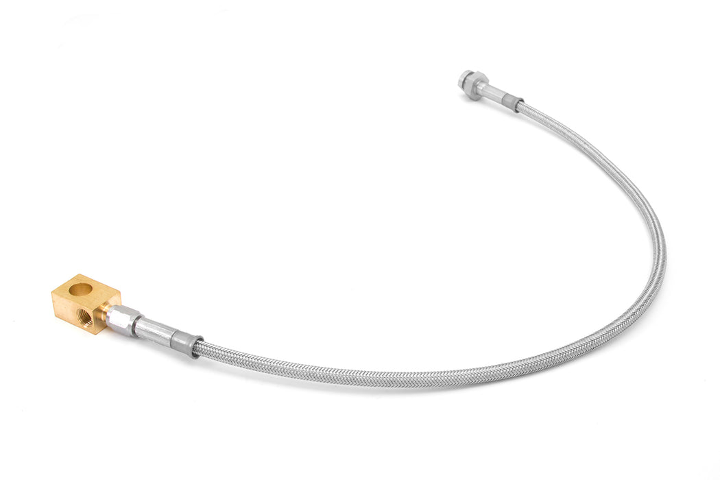 Rugged Ridge Brake Hose Kit | Rear, Braided Stainless Steel | Jeep CJ (1972-1975) | P/N 16735.03