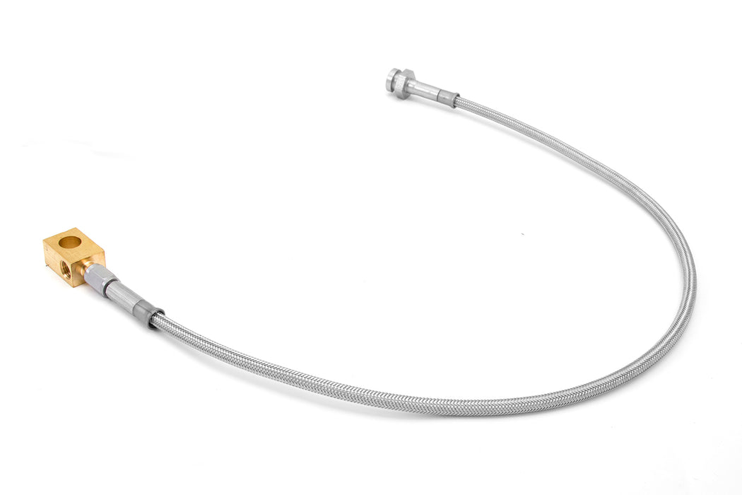 Rugged Ridge Brake Hose Kit | Rear, Braided Stainless Steel | Jeep CJ (1976-1986) | P/N 16735.04