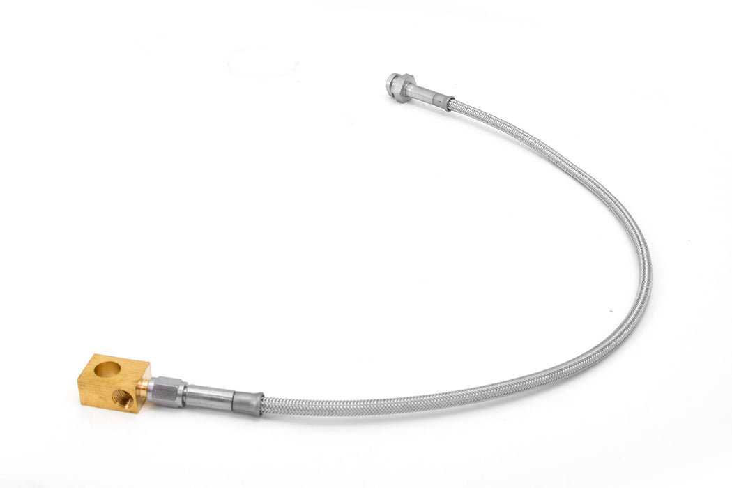 Rugged Ridge Brake Hose Kit | Rear, Braided Stainless Steel | Jeep Wrangler YJ (1987-1995) | P/N 16735.05