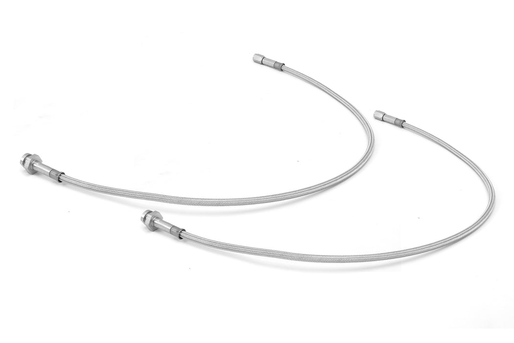 Rugged Ridge Brake Hose Kit | Rear, Braided Stainless Steel | Jeep Wrangler TJ (1997-2006) | P/N 16735.06