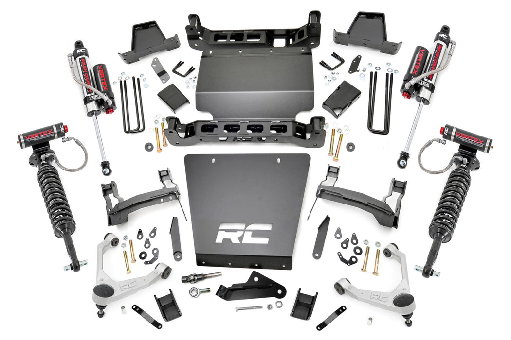 Rough Country 7 Inch Stamped Steel LCA Lift Kit - Forged UCA - Bracket - Vertex | Chevy/GMC 1500 (16-18)