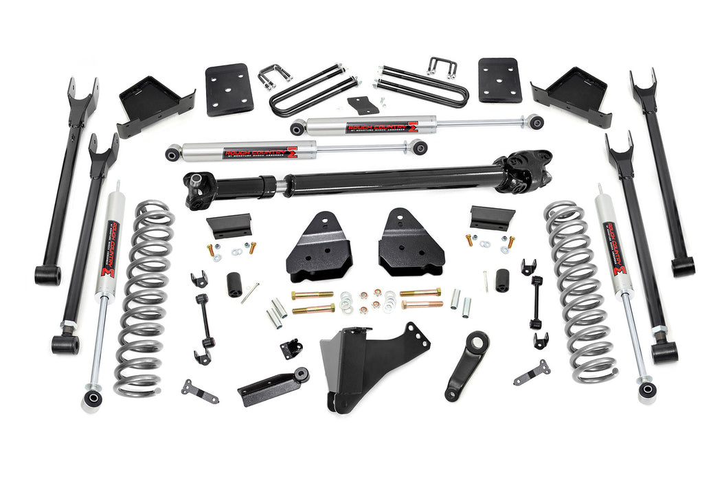 Rough Country 6 Inch Lift Kit - 4-Link - No OVLD - M1 | Ford F-250/F-350 Super Duty (17-22)