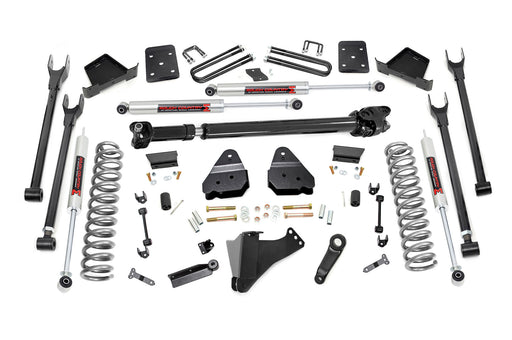 Rough Country 6 Inch Lift Kit, 4-Link, No OVLD, M1, Ford F-250/F-350 Super Duty (2017-2022)