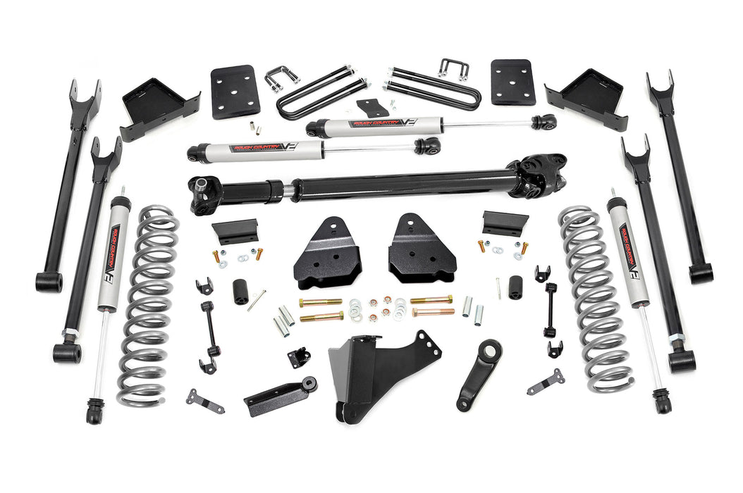 Rough Country 6 Inch Lift Kit - Diesel - 4 Link - D/S - V2 | Ford F-250/F-350 Super Duty (17-22)
