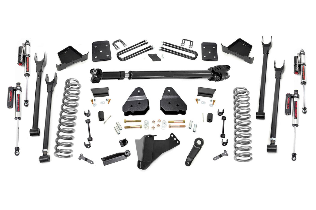 Rough Country 6 Inch Lift Kit - Diesel - 4-Link - FR D/S -Vertex | Ford F-250/F-350 Super Duty (17-22)