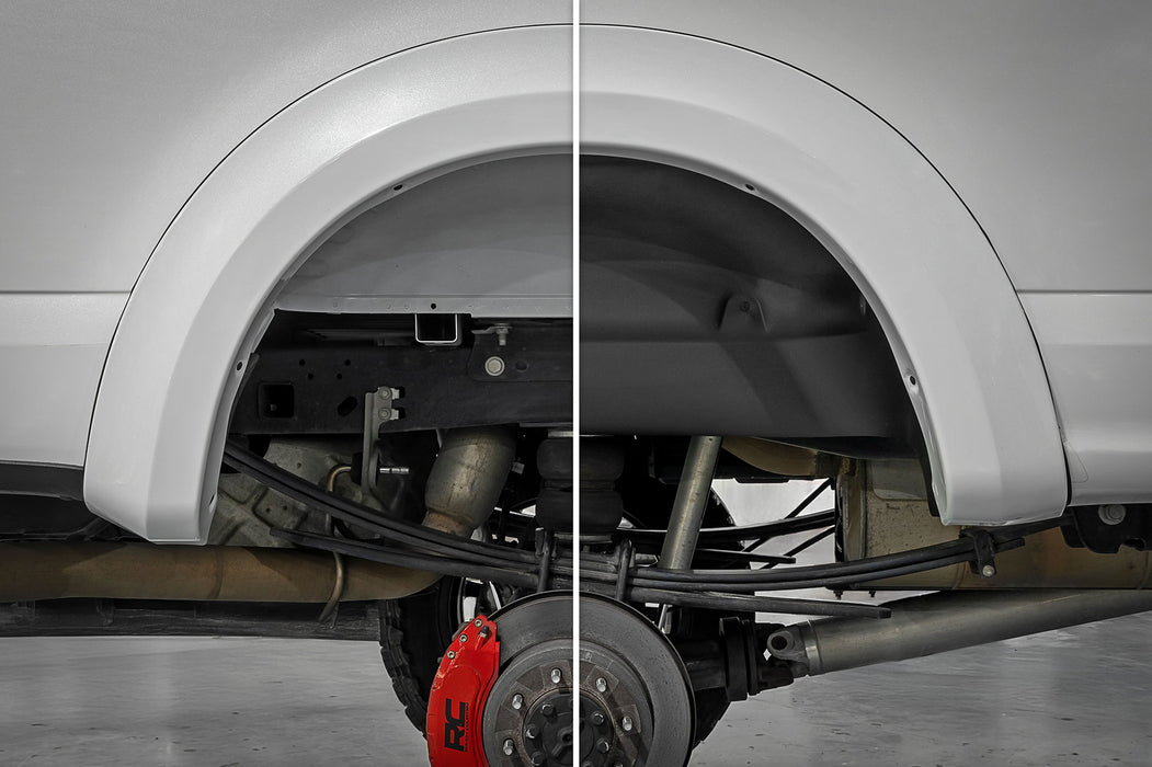Rough Country Rear Wheel Well Liners | Ford F-250/F-350 Super Duty 2WD/4WD (2017-2025)
