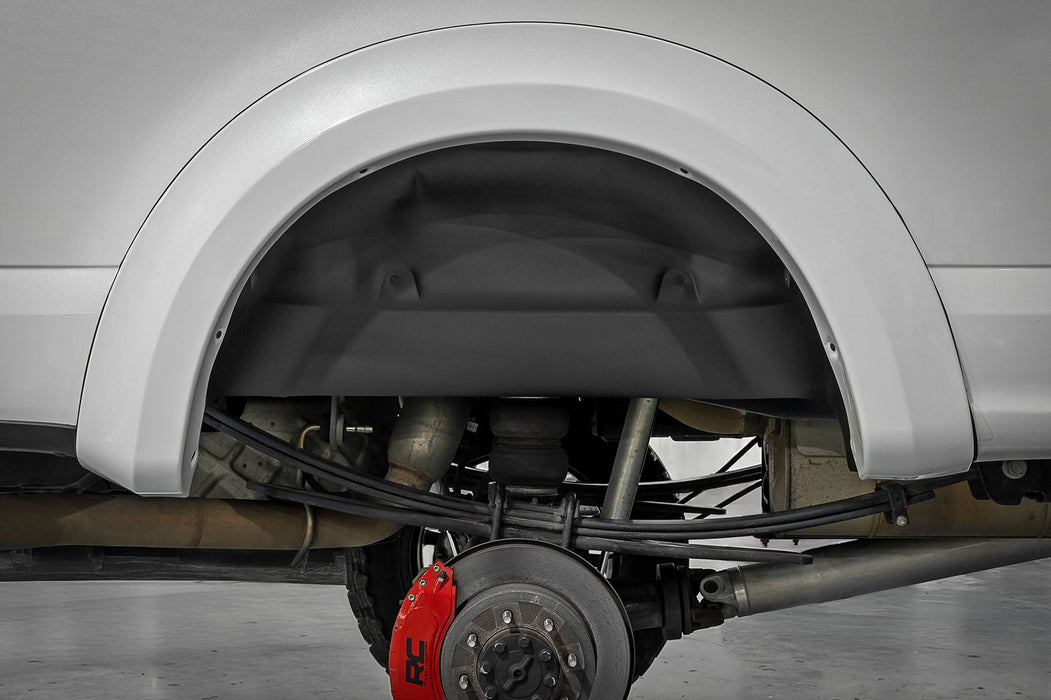 Rough Country Rear Wheel Well Liners | Ford F-250/F-350 Super Duty 2WD/4WD (2017-2025)