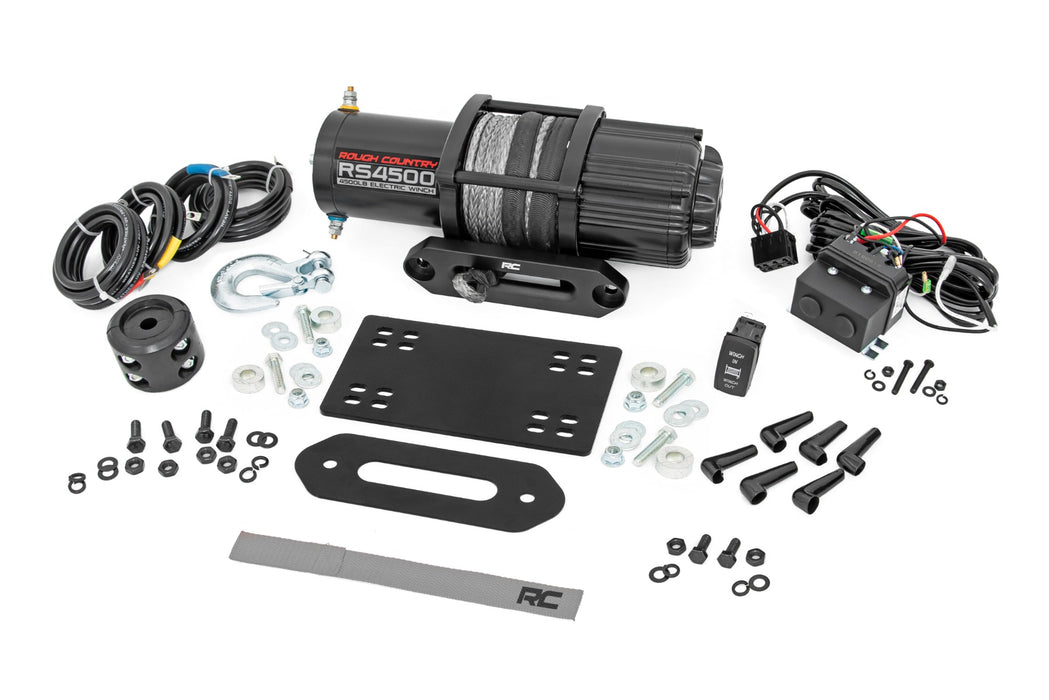 Rough Country Winch Plate - RS4500S | Can-Am Defender MAX HD10