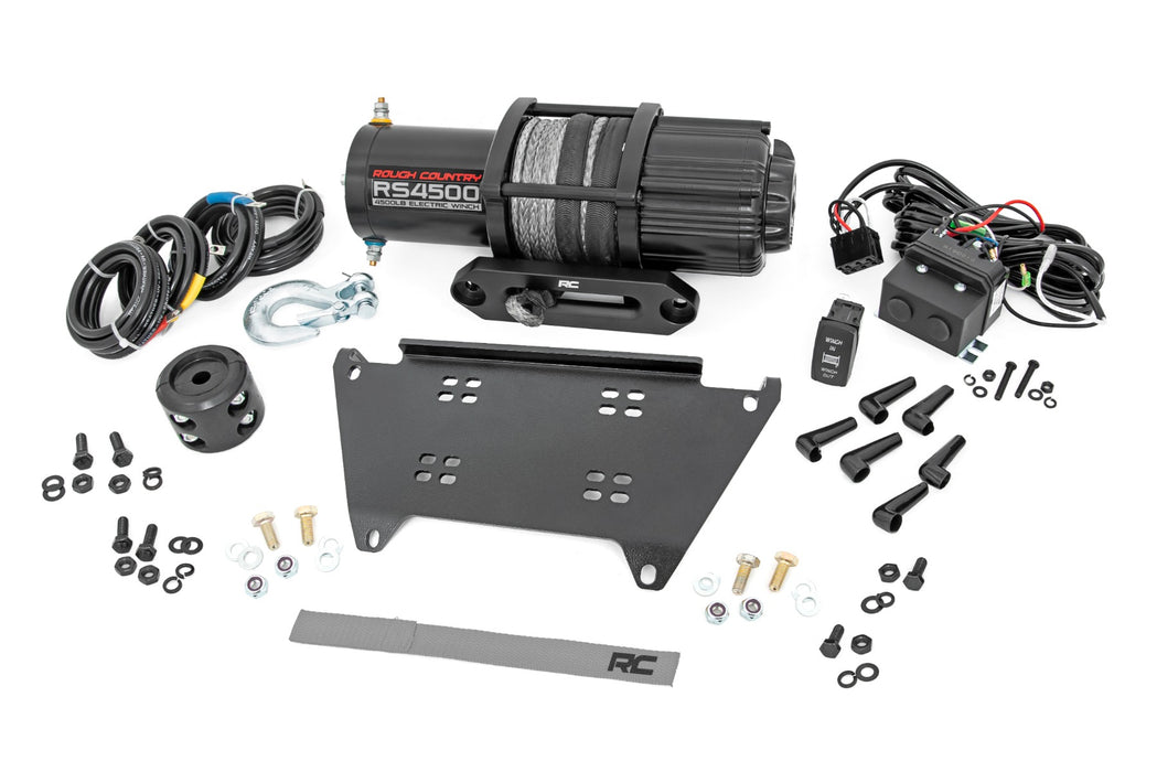 Rough Country Winch Mount - RS4500S | Polaris Ranger XP 1000