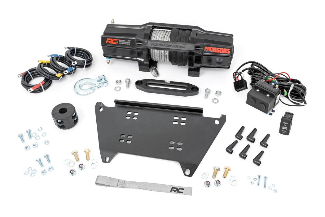 Rough Country Winch Mount - RS6500S | Polaris Ranger XP 1000 | P/N 92066