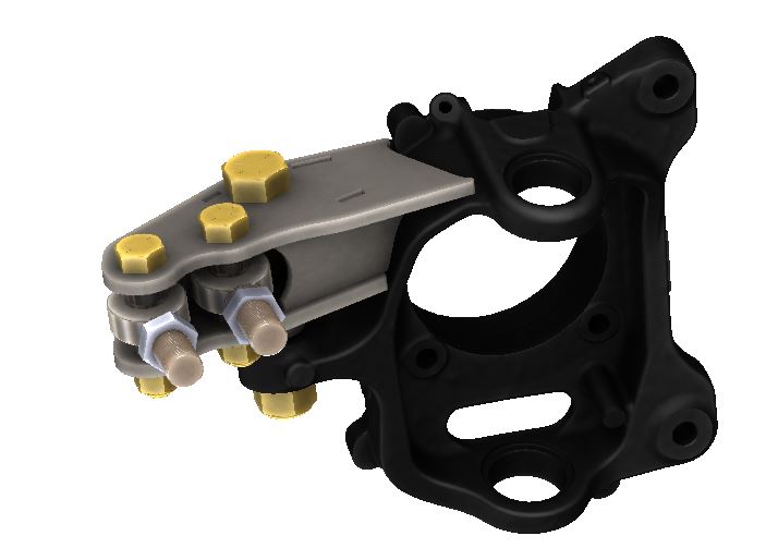 Dana 60 Weld on high steer 17 and Up (Knuckle, and heim joints not included)