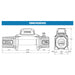 Superwinch SX12 Winch | 12,000 lb, 12V DC | P/N 1712200, view 15