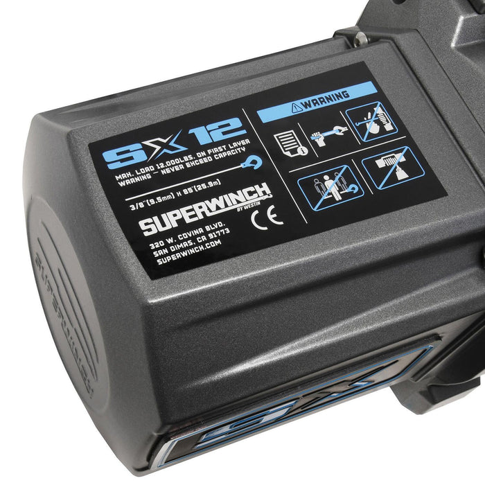 Superwinch SX12 Winch | 12,000 lb, 12V DC | P/N 1712200, view 6