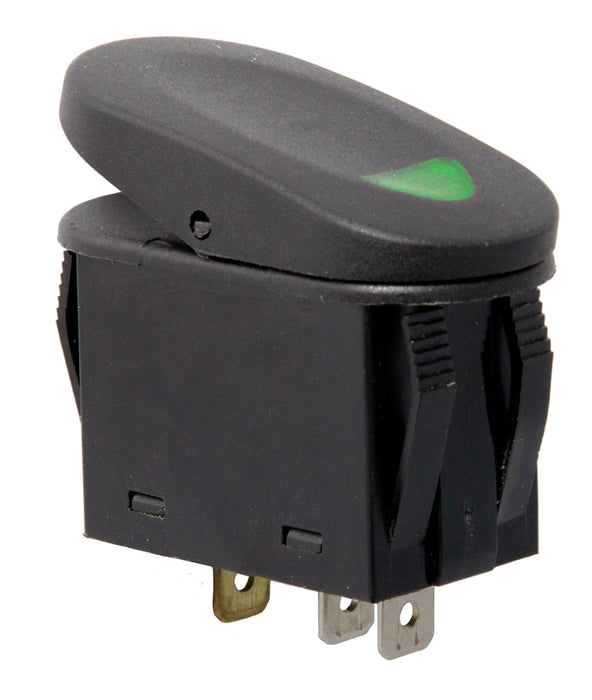 Rugged Ridge Rocker Switch | 2-Position, Green | P/N 17235.04