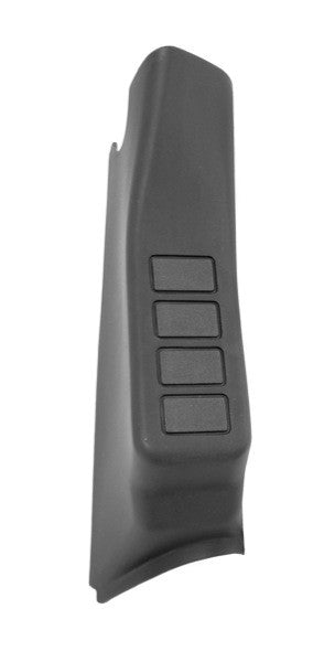 Rugged Ridge Switch Pod Kit | A-Pillar, 4 Switches, Black, RHD | Jeep Wrangler JK (2007-2010) | P/N 17235.57