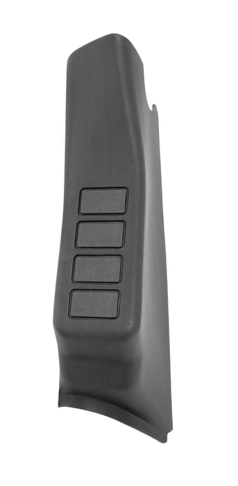 Rugged Ridge Switch Pod Kit | A-Pillar, 4 Switches, Black, LHD | Jeep Wrangler JK (2011-2018) | P/N 17235.58