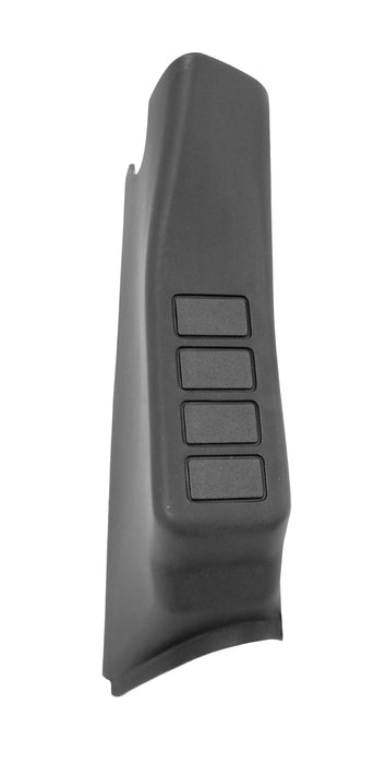 Rugged Ridge Switch Pod Kit | A-Pillar, 4 Switches, Black, RHD | Jeep Wrangler JK (2011-2018) | P/N 17235.59