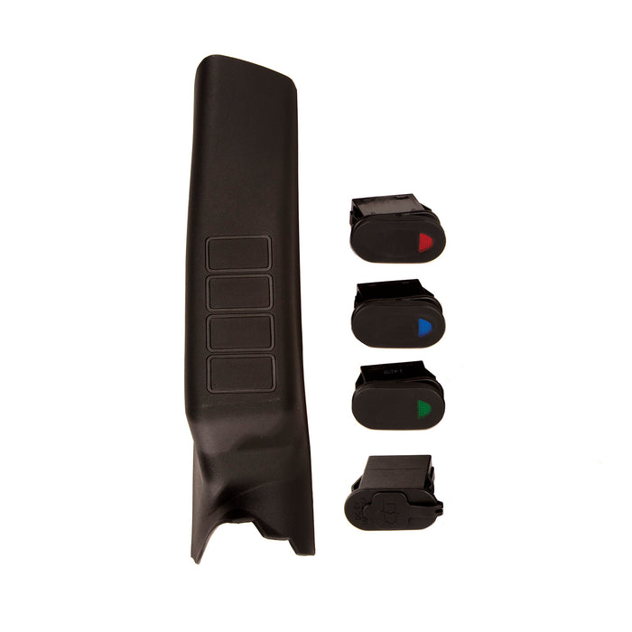 Rugged Ridge Switch Pod Kit | A-Pillar, 3 Switch, USB, Right | Jeep Wrangler JK/JKU (2007-2010) | P/N 17235.95