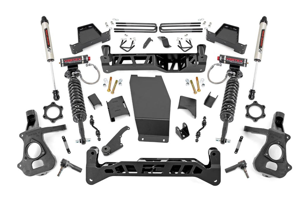 Rough Country 7 Inch Lift Kit - Alum/Stamp Steel - Vertex/V2 | Chevy/GMC 1500 (14-18 &amp; Classic)