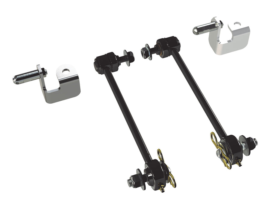 07-18 Wrangler JK 10 Inch Front Sway Bar Quick Disconnect Kit 3-4 Inch Lift TeraFlex