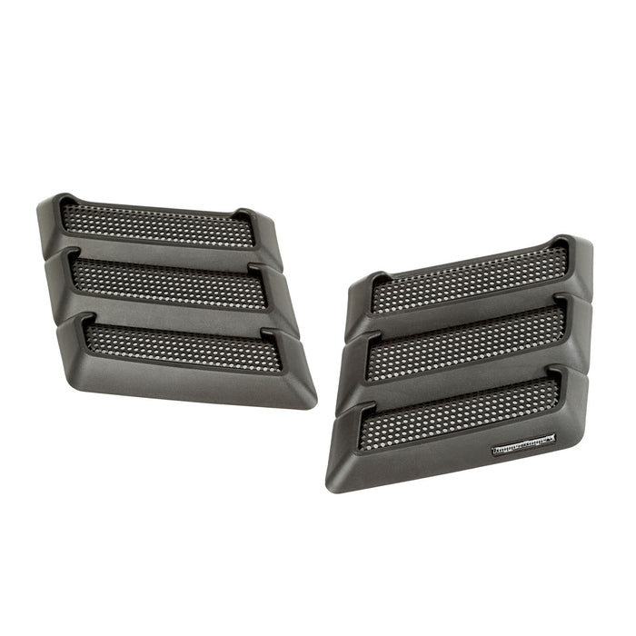 Hood Vent Kit, Performance, Black; 97-18 Jeep Wrangler JK