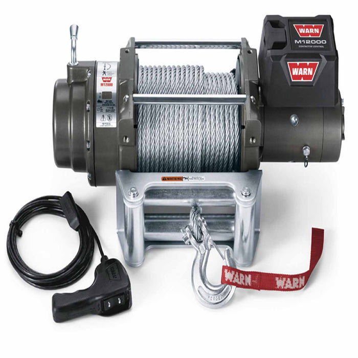 Warn 17801 WARN WINCH, M12000,12V,125',ROLLER