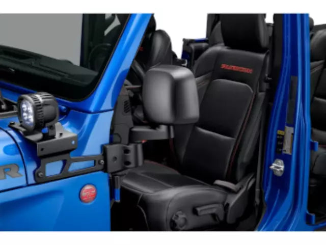 Jeep Wrangler Doors-Off Exterior Mirrors Kit, Black