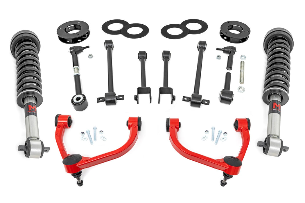 Rough Country 3 Inch Lift Kit - UCA - M1 Struts | Ford Expedition 4WD (2018-2024)