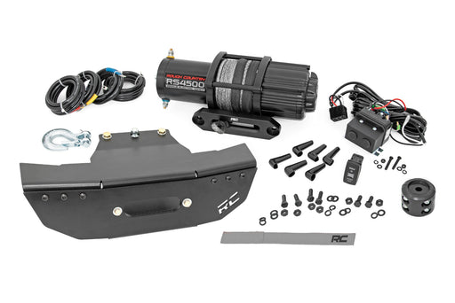 Rough Country Winch Mount, RS4500S, Polaris RZR Turbo S4