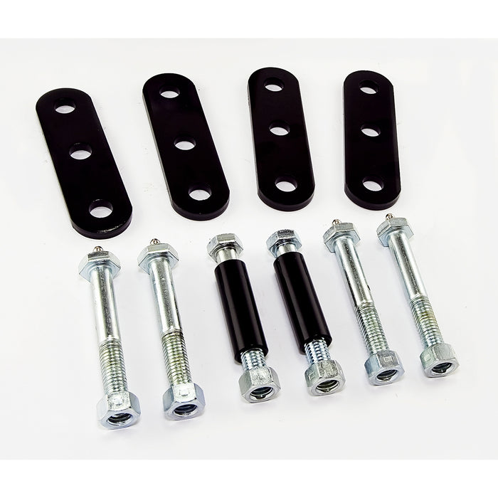 Rugged Ridge 18265.06 Suspension Leaf Spring Shackle Kit, Front, HD, Greaseable; 76-86 CJ