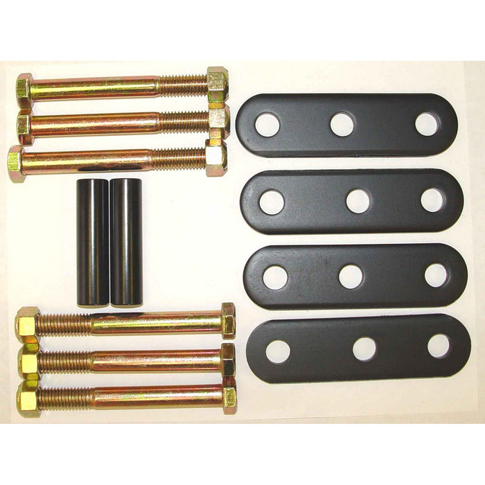 Rugged Ridge 18265.09 Suspension Leaf Spring Shackle Kit, Rear, HD; 76-86 Jeep CJ