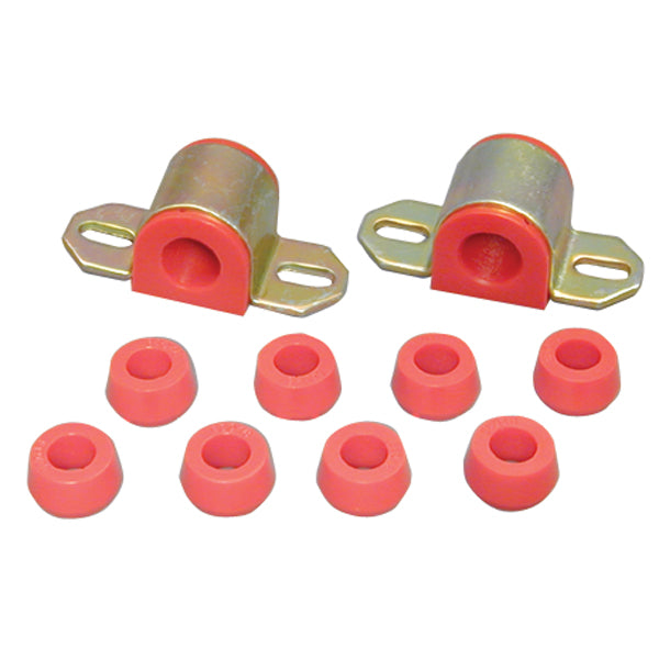 Rugged Ridge Suspension Stabilizer Bar Bushing Kit | Front, Red, 7/8 Inch | Jeep CJ (1976-1986) | P/N 18367.1