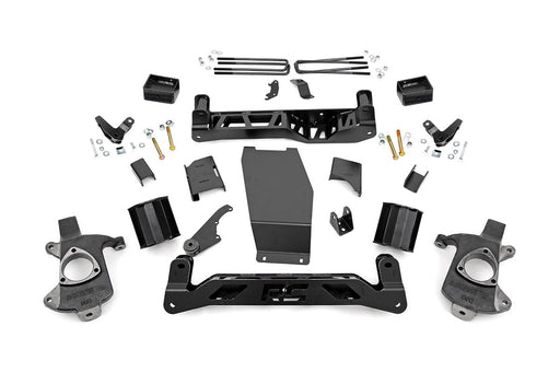 Rough Country 5 Inch Lift Kit, Magneride, Cast Steel, GMC Sierra 1500 Denali 4WD (2014-2018)