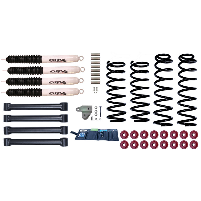 Rugged Ridge 18415.75 This 3 inch lift kit from Rugged Ridge fits 93-98 Jeep Grand Cherokee ZJ.