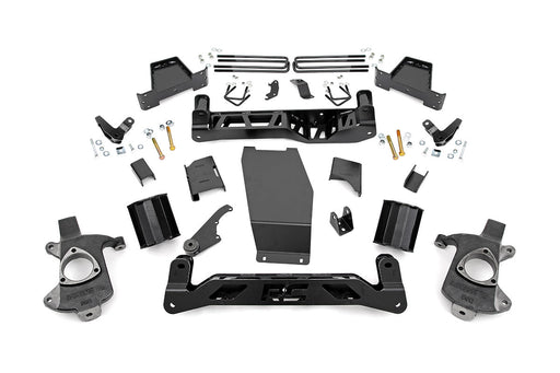 Rough Country 6 Inch Lift Kit, Magneride, Cast Steel, GMC Sierra 1500 Denali 4WD (2014-2018)