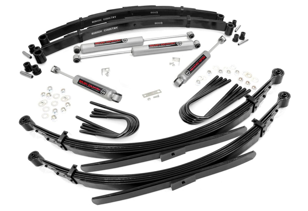 Rough Country 2 Inch Lift - 52 Inch Rear Springs | Chevy/GMC C10/K10 Truck &amp; SUV/K5 Blazer (73-76)