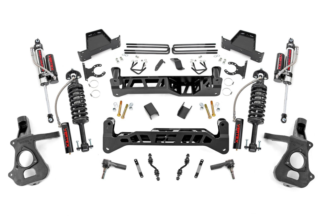 Rough Country 7 Inch Lift Kit, Alum/Stamp Steel, Vertex, Chevy/GMC 1500 (2014-2018 & Classic), view 2